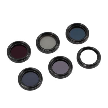 Imagem de Conjunto de Filtros 6 Em 1 Compatível Com Câmera de Ação GO 3S, 6 Pacotes CPL STAR ND8 ND16 ND32 ND64 Filtro de Densidade Neutra, Filtro de Câmera Tipo Botão
