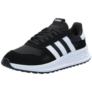 Imagem de adidas Tênis masculino Run 84, Preto/Branco/Carbono, 8.5