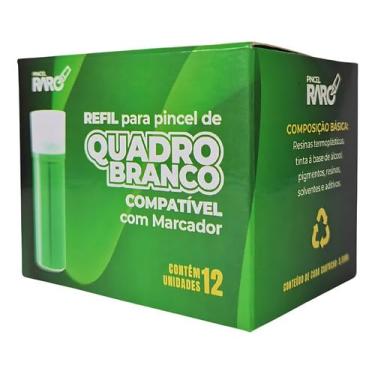 Imagem de Refil Recarga Tinta Marcador Caneta Pincel Pilot Kit 3 Cxs Verde