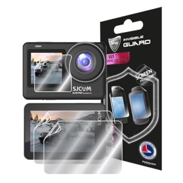 Imagem de IPG Protetor de tela para câmera SJCAM SJ10 Pro - SJ11 Action Camera (2 unidades) Protetor de tela invisível de hidrogel - qualidade HD/autorreparação/sem bolhas - para ActiveBuds para SJ10 PRO