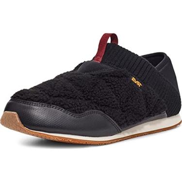 Imagem de Teva Moc feminino Reember de lã macia e confortável para uso ao ar livre para uso interno, Preto, 13