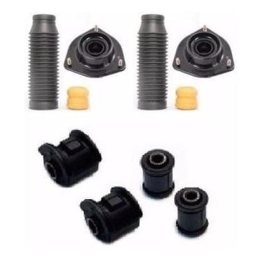 Imagem de Kit Coxim Batente Do Amortecedor Bucha Bandeja Jac J3 2011/. - Qualyki