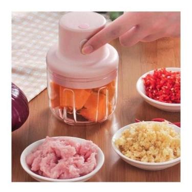 Imagem de Mini Processador Moedor de Alimentos Portátil Recarregável Premium - M