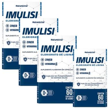 Imagem de Kit 4 Potes Imulisi Original Suplemento Alimentar Natural 100% Puro Cl