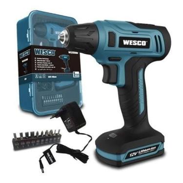 Imagem de Furadeira E Parafusadeira Sem Fio - Wesco - ul - 110V/220V
