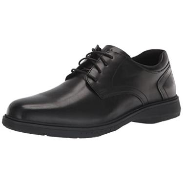 Imagem de Nunn Bush Sapato Oxford masculino Pro Plain Toe com tecnologia confortável antiderrapante Kore, Preto, 44