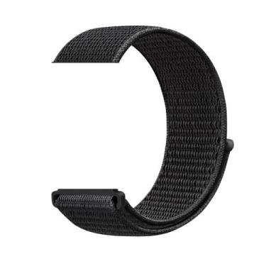 Imagem de Pulseira Nylon Compatível Com Hello Watch 3 Plus Ultra - Poolsy, Preta