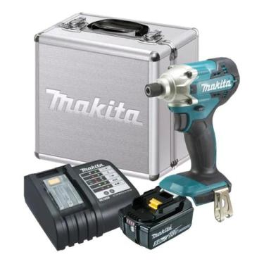 Imagem de Parafusadeira De Impacto A Bateria 18v 5ah Dtd156 Makita C/ Maleta