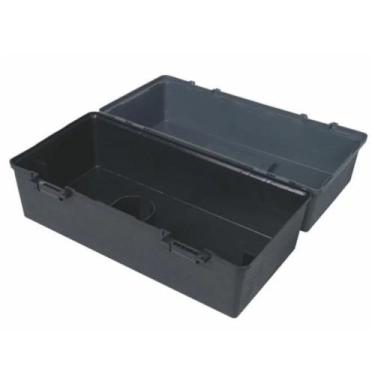 Imagem de Caixa Plástica Multiuso Preta 370x180x170mm Marcon CP-8