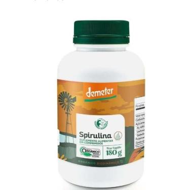 Imagem de Spirulina Orgânica 500mg, 360 Comprimidos - Fazenda Tamandu - Fazenda 