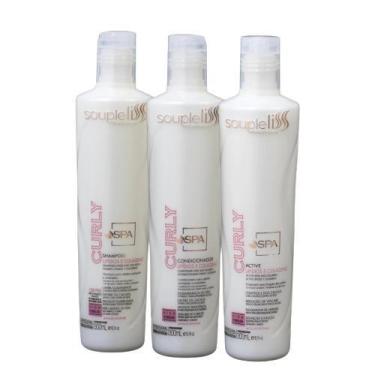 Imagem de Soupleliss Kit SPA Curly 3x300ml - souple liss