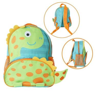 Imagem de Mochila Escolar De Costas Dinossauro Mochilinha Reforçada - Clio Pets