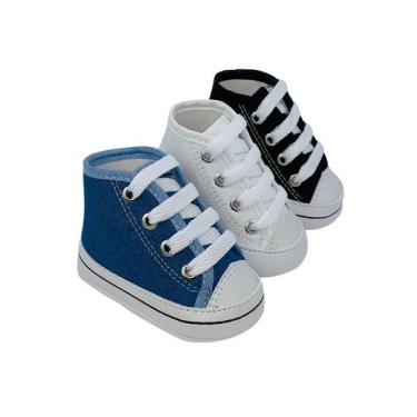 Imagem de Kit Com 3 Pares Sapatinho De Bebê Direto Da Fabrica do 13 Ao 18 - Drin