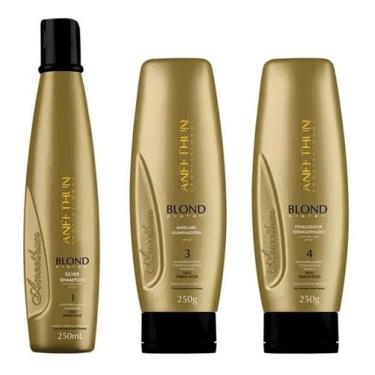 Imagem de Kit Aneethun Blond System 3 Produtos