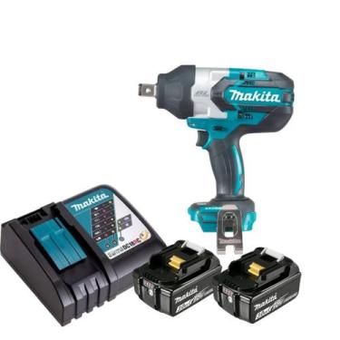 Imagem de Chave De Impacto 2 Baterias 18v 3ah Dtw1001 1005nm Makita