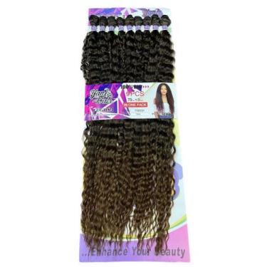 Imagem de Cabelo estilo Fogosa 100% Bio 300gr 9pcs 75cm - D&D Commerce, 1B/30