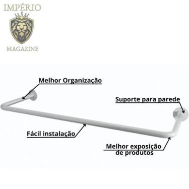Imagem de Cabideiro de 1M parede bipartido - Imperio magazine