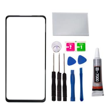 Imagem de Tela de proteção de lente de vidro frontal externa de reparo de substituição para LG K92 5G LM-K920 LMK920 com ferramenta de fita OCA (sem toque LCD e digitalizador)