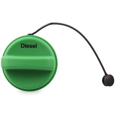 Imagem de Tampa de combustível verde de substituição GT366 compatível com Chevy GMC Duramax Diesel - Silverado Sierra 2500 HD 3500 HD 2016-2019 Suburban 3500 HD, Equinox Terrain 2018-2020, Cruze 2017-2019, mais