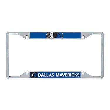 Imagem de Desert Cactus Moldura de placa de carro de metal da equipe NBA Dallas Mavericks para frente ou traseira do carro oficialmente licenciada (perto)