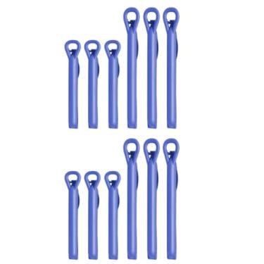 Imagem de kit 12 Prendedor Para Fechar Embalagens De Plástico Presilha Lacre