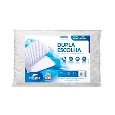 Imagem de Travesseiro Ortopédico Latex Alto Firme - Dupla Escolha – p/Fronhas 50x70cm - Fibrasca - Branco