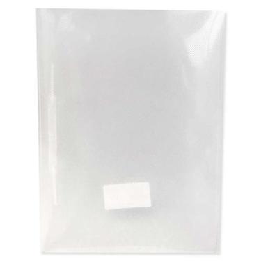 Imagem de Pasta Grampo Laminada Com Trilho Plástico Oficio Delloplast, Cristal