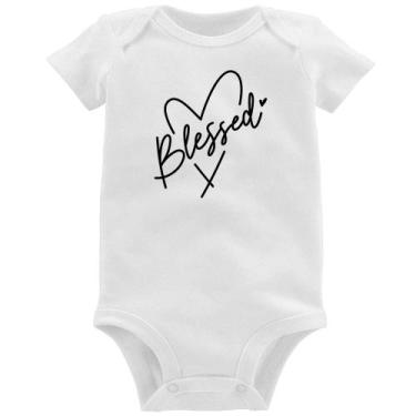 Imagem de Body Bebê Blessed Heart - Foca na Moda, Branco, GG