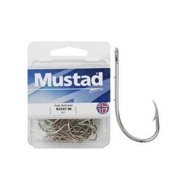 Imagem de Anzol Norueguês Mustad Beak Baitholder 92247-Nickel Nº 6/0 - 25 Peças
