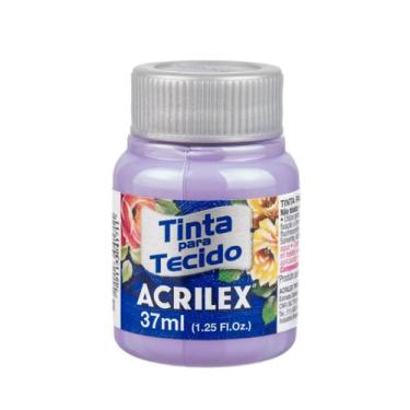 Imagem de Tinta Para Tecido 37 ML Acrilex Fosca Pintura Artesanato - Metallica A