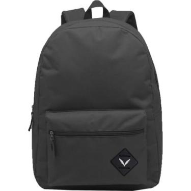 Imagem de Mochila Escolar Básica Juvenil Masculina Unissex Yepp MM9116, Cinza