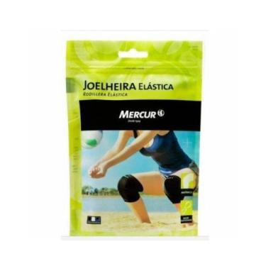 Imagem de Joelheira Elástica Preta M - Mercur