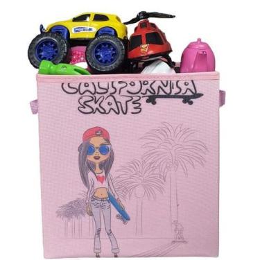 Imagem de Caixa Feminina Estampada Para Decoração E Organização - Organibox, Cal