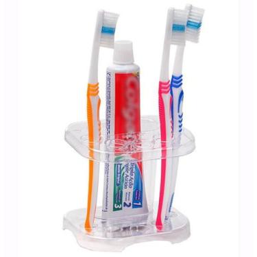 Imagem de Porta Escova Dental De Pia De Acrilico 10x9cm - Giotto