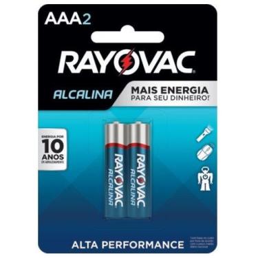 Imagem de Pilha AAA Alcalina Rayovac - 2 unidades