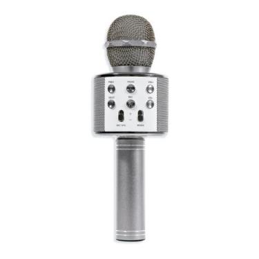 Imagem de Microfone Karaoke Bluetooth Com Caixa De Som Grava Muda Voz - ZOOPTOYS