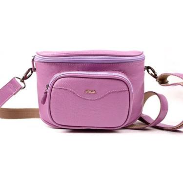 Imagem de Pochete Guaiaca Colors em Couro Artlux 9049, Chiclete