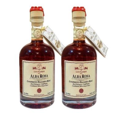 Imagem de Kit 2 Acetos Balsamicos Leonardi Alba Rosa 500ml