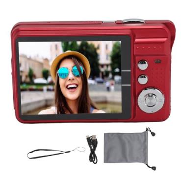 Imagem de Câmera Digital 4K de 48 MP, Foco Automático Com Zoom Automático de 8X, Tela HD de 2,7 Polegadas, Câmera Fotográfica Compacta Com Luz de Preenchimento, Câmera de Bolso de Viagem