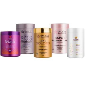 Imagem de Kit Tratamento Capilar Completo De Salões Dyusar Cosméticos - Dyusar C