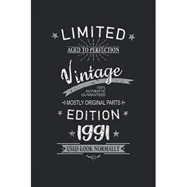 Imagem de 30. Geburtstag Limited 30 Jahre Edition 1991 Graphic Deko Vintage: KALENDER - Lustiges Retro Geburtstags Geschenk, Geschenkidee - A5 (6x9) - 150 ... To-Do Liste, Geburtstag, Jahrgang, Spruc