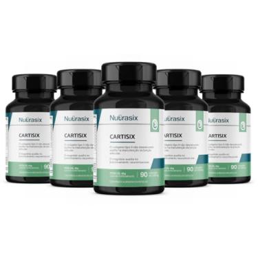 Imagem de KIT 5 CARTISIX - COLÁGENO TIPO 2 + ÁCIDO HIALURONICO - NUTRASIX