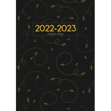 Imagem de A4 Academic Diary 2022-2023 Week To View | Cute Bumble Bees Buzzing on Black: Mid Year Planner/August 2022 - July 2023 Personal Organiser for ... Holiday Dates) Inspirational & Motivational