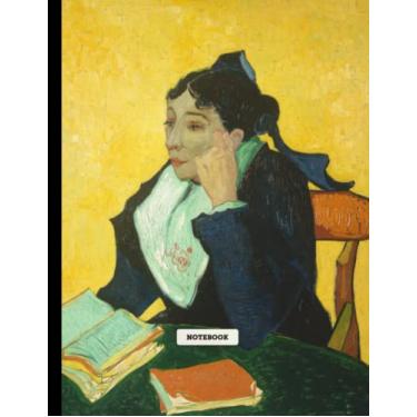 Imagem de Composition Notebook: Van Gogh Madame Joseph-Michel Ginoux 1889 Cover, 8.5x11 Inches, 200 Pages: Vincent Willem Van Gogh Reading Woman Journal: College Ruled Blank Lined Paper, 100 Sheets