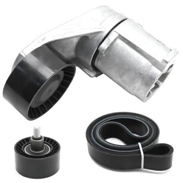 Imagem de LIDSCURA 11287589366 Kit de correia dentada tensor de transmissão, substituição para BMW 535i 2011-2016 640i 2012-2018 X5 2011-2017 X6 3.0L 2011-2019, substitui 11287589361 11287 599097 11287628661