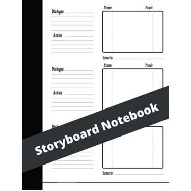 Imagem de Storyboard Notebook: Blank Sketchbook Template Panel Pages for Storytelling & Layouts
