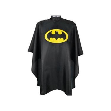 Imagem de Kit Com Duas Capas Para Cortar Cabelo Infantil Batman  Homem Aranha - 