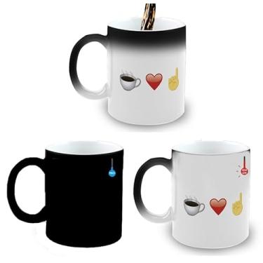 Imagem de Caneca Mágica Porcelana Presente Meme Café Emoji