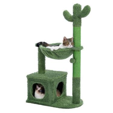 Imagem de Torre para Gatos MUTTROS Cactus 40 - com Rede e Arranhador