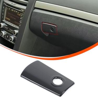 Imagem de Guarnição da tampa do botão do interruptor do porta-luvas para Pontiac G8 2008 2009, acessórios de decoração de interiores de carro (preto)